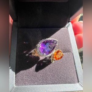 Toi Et Moi Pear Cut Ring